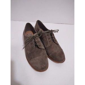 Gianni Bini Women's 10 Brown Suede Leather Shoes Laced